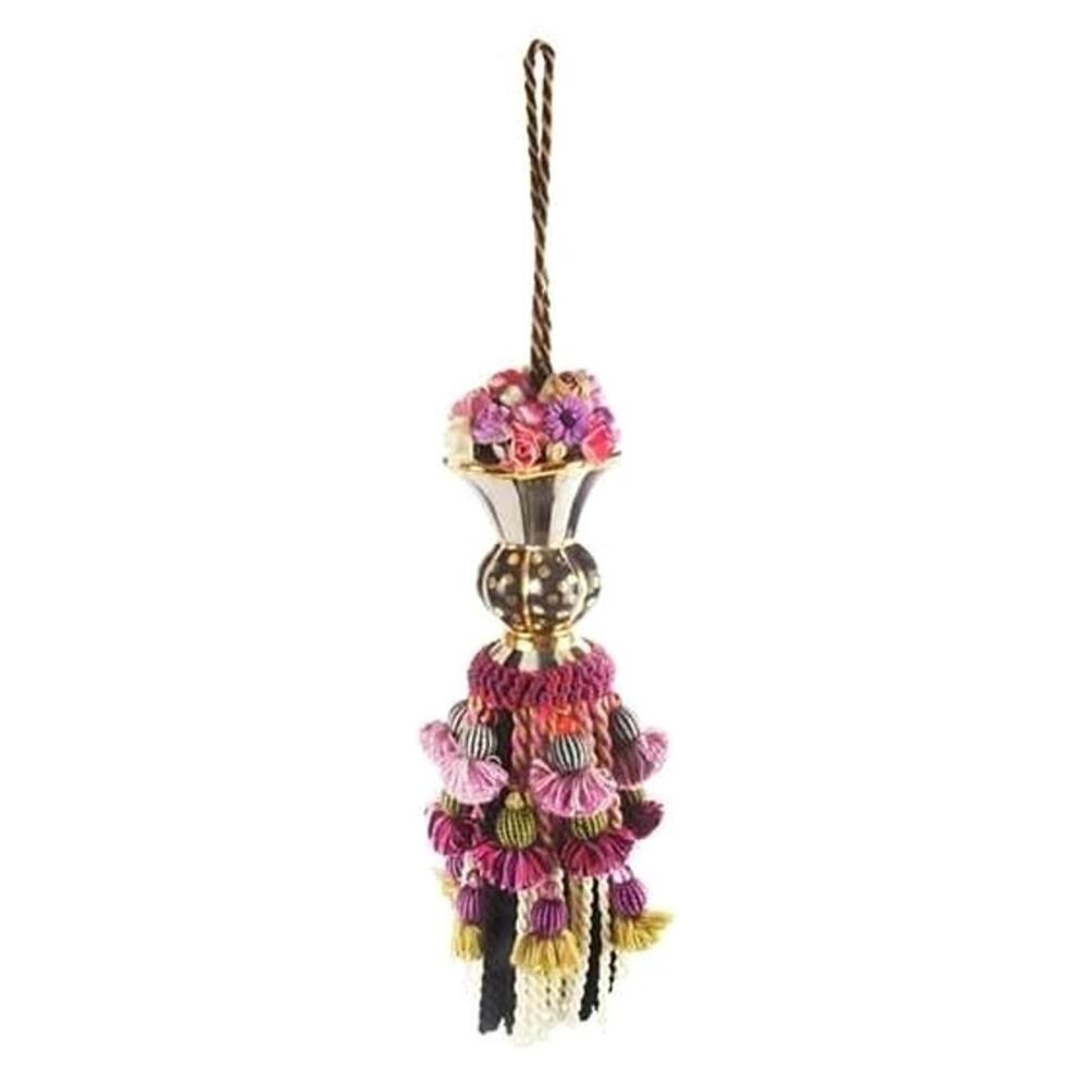 Mackenzie-Childs Botanica Ceramic Tassel NEW